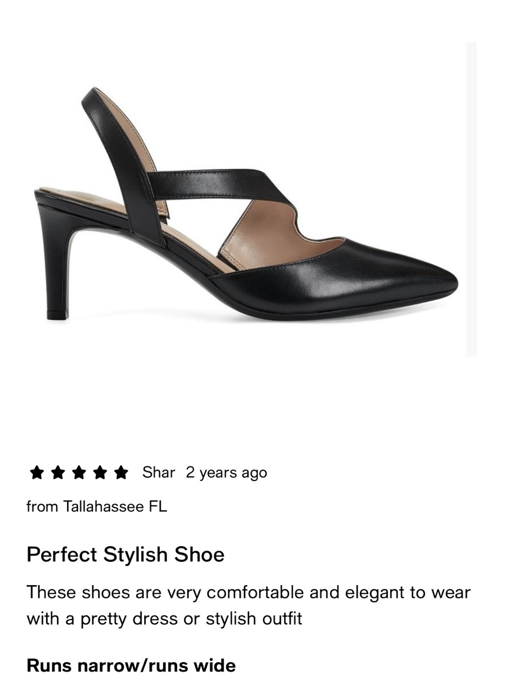 Women's Eflex Recruit Pointy Toe Slingback Dress Pumps